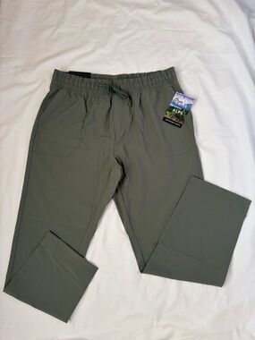 🏔️ NWT Swiss Alps Dalia Outdoor Hiking Pants | Olive Green | Size Large